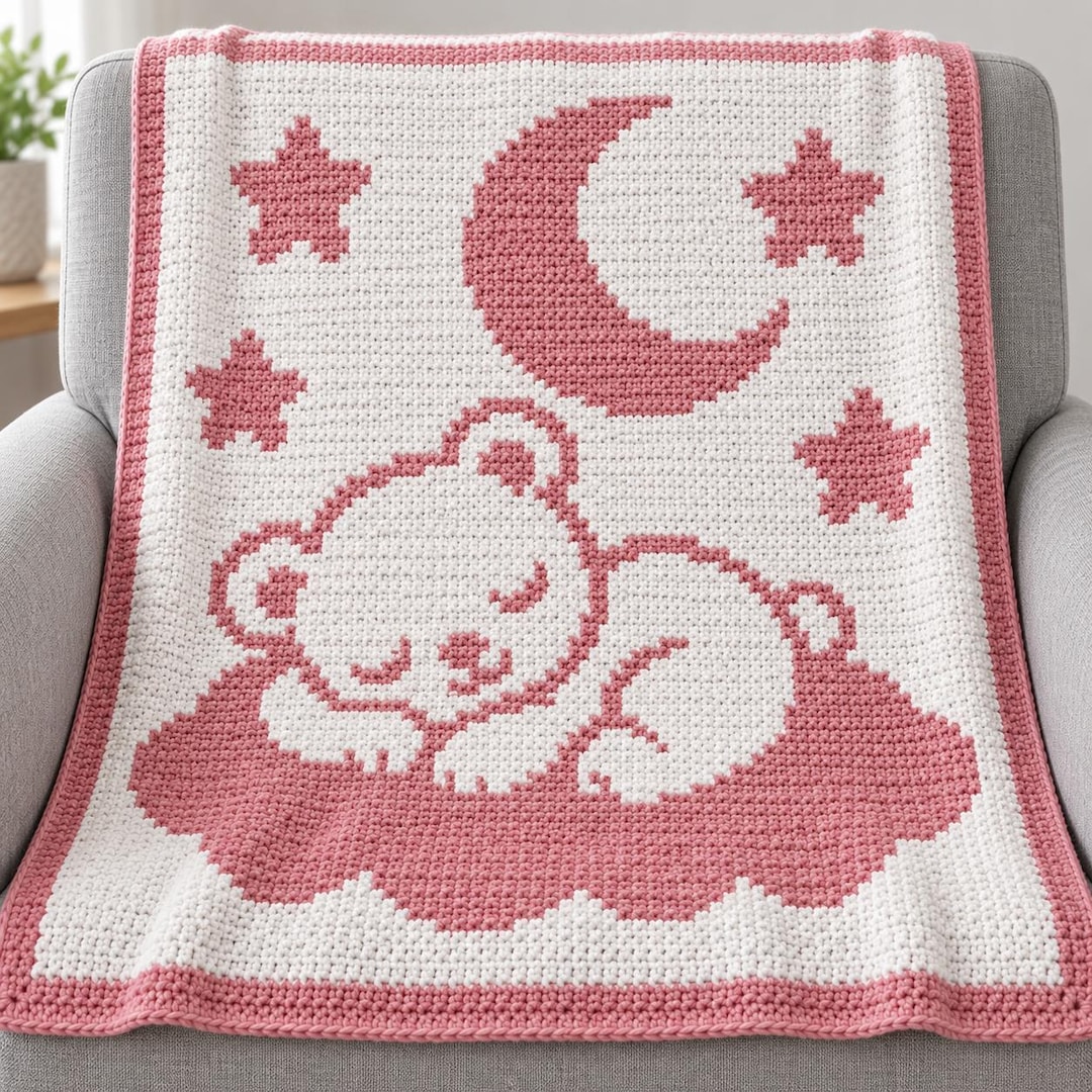 Baby Blanket Mosaic Crochet Patterns for the Nursery (PDF)