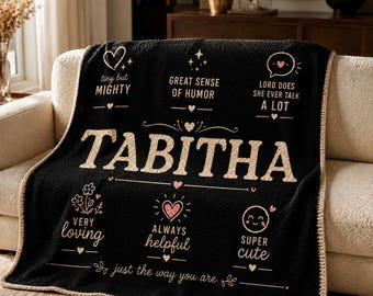 TABITHA Mosaic Crochet Blanket Pattern, Personalized Graphgan, Overlay Mosaic Crochet PDF, Beginner Friendly Throw, Custom Crochet Gift