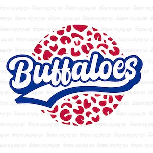 Buffalo SVG PNG, Buffalo SVG Cricut, Buffalo School Mascot, Buffalo Svg Cutfile, Buffalo Logo, Buffalo T-Shirt, Buffalo Team, Cow Skin, Eps