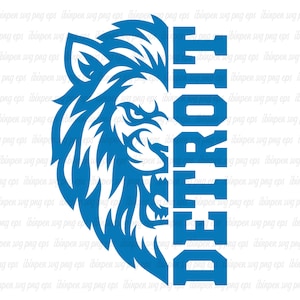 Detroit SVG, Detroit PNG, Detroit School Mascot, Detroit Svg Cricut Cutfile, Detroit Silhoutte, Detroit Printing, Cutting, Tumbler, T-shirt