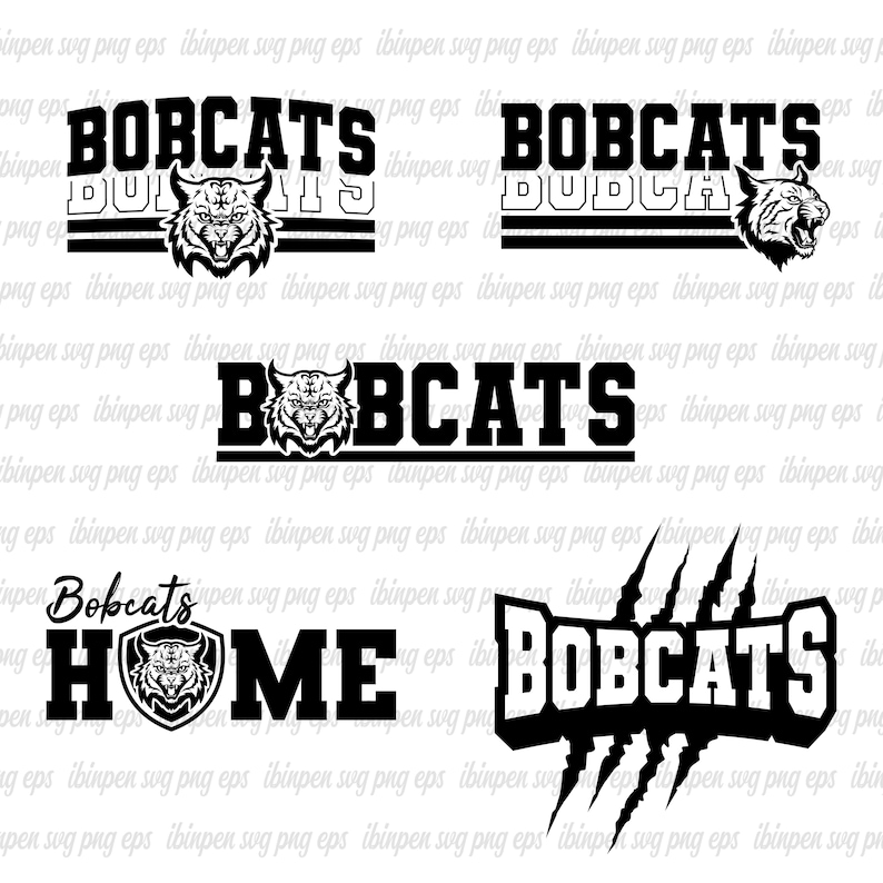 Bobcats SVG Cricut, Bobcats Cutfile, 25 Bobcats SVG Bundle, Bobcats Svg ...