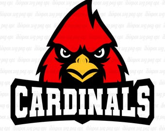 Cardinals SVG, Cardinals Vector Color, Cardinals PNG T-Shirt, Sports, Logo, Cardinals SVG Cricut, Cardinals School Mascot, Cardinals Cutfile