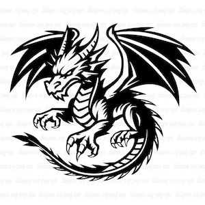 Dragons SVG, Dragons School Mascot, Dragons PNG, Dragons SVG Cricut, Dragons Svg Cutfile, Dragons Sublimation, Sillhoutte, T Shirt, Gift