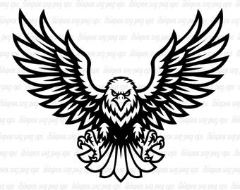 Flying Eagles SVG, Eagles Svg Cricut, Cutfile, Eagles Silhouette, Eagles School Mascot, Flying Eagles PNG, Eagles Svg Sublimation, T-Shirt