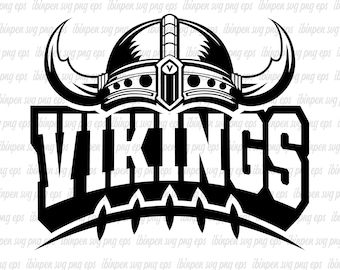 Vikings SVG, Vikings Svg Cricut, Vikings School Mascot, Vikings Svg Cutfile, Vikings Svg for T-shirt, Gift, Love, Birthday, Vikings PNG