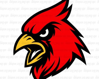 Cardinals SVG PNG, Cardinals Vector Color, Cardinals School Mascot, Cardinals Logo, T-Shirt, Sports Cardinals SVG Cricut, Cardinals Cutfile