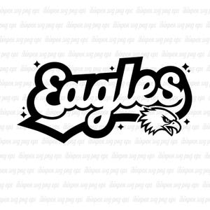 Adler SVG, Adler SVG Cricut, Adler Cutfile, Adler PNG, Adler Silhouette, Adler Schule Maskottchen, Adler Sublimation, Logo, T-Shirt, Sport