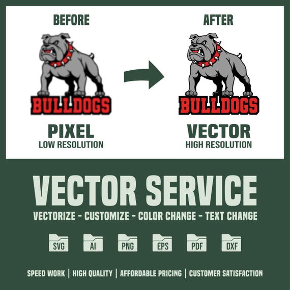 Custom Vectorize service, Logo & Image Redraw Upscale Service, SVG Cutting File, Vector Conversion, Custom Logo SVG, Improve Image Quality