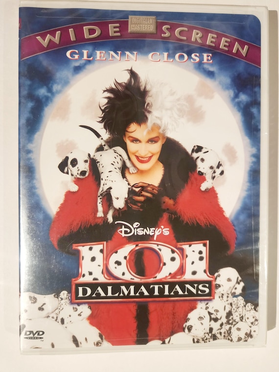 101 Dalmatians Disney DVD Glenn Close 1996 Vintage NEW & SEALED - Etsy