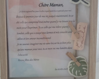 Cadre texte maman