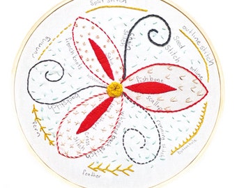 Pinwheel Sampler Embroidery Kit