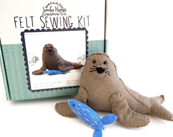 Steller Sea Lion Felt Sewing Kit