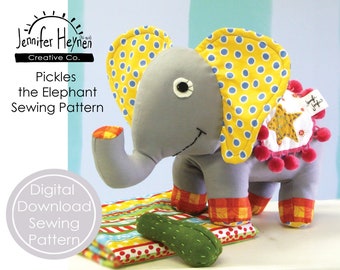 Sewing Pattern - Pickles the Elephant