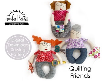 Quilting Friends Doll Sewing Pattern