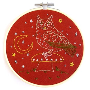 Owl Embroidery Pattern - PDF