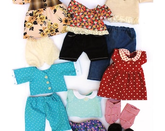 Make a Friend Dolls Wardrobe Sewing Pattern - Digital