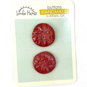 Ceramic Buttons Handmade- set 2