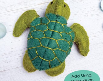 Little Felt Turtle Sewing Pattern