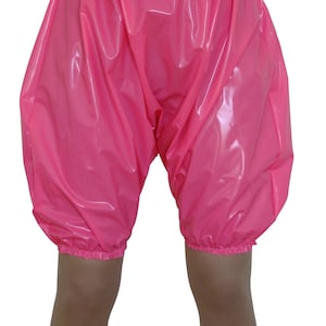 Semi Clear Trans PVC Vinyl Trousers Jogging Pants  AB Bottoms Pajamas 3 Sizes