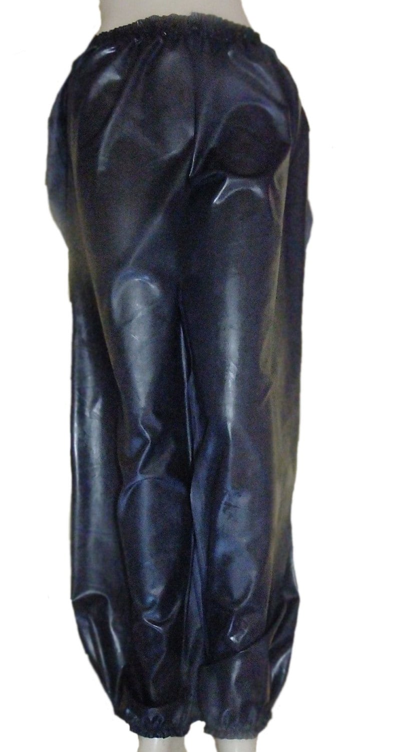 Black Rubber Trousers silicone / Latex Mix Pants Joggers - Etsy UK