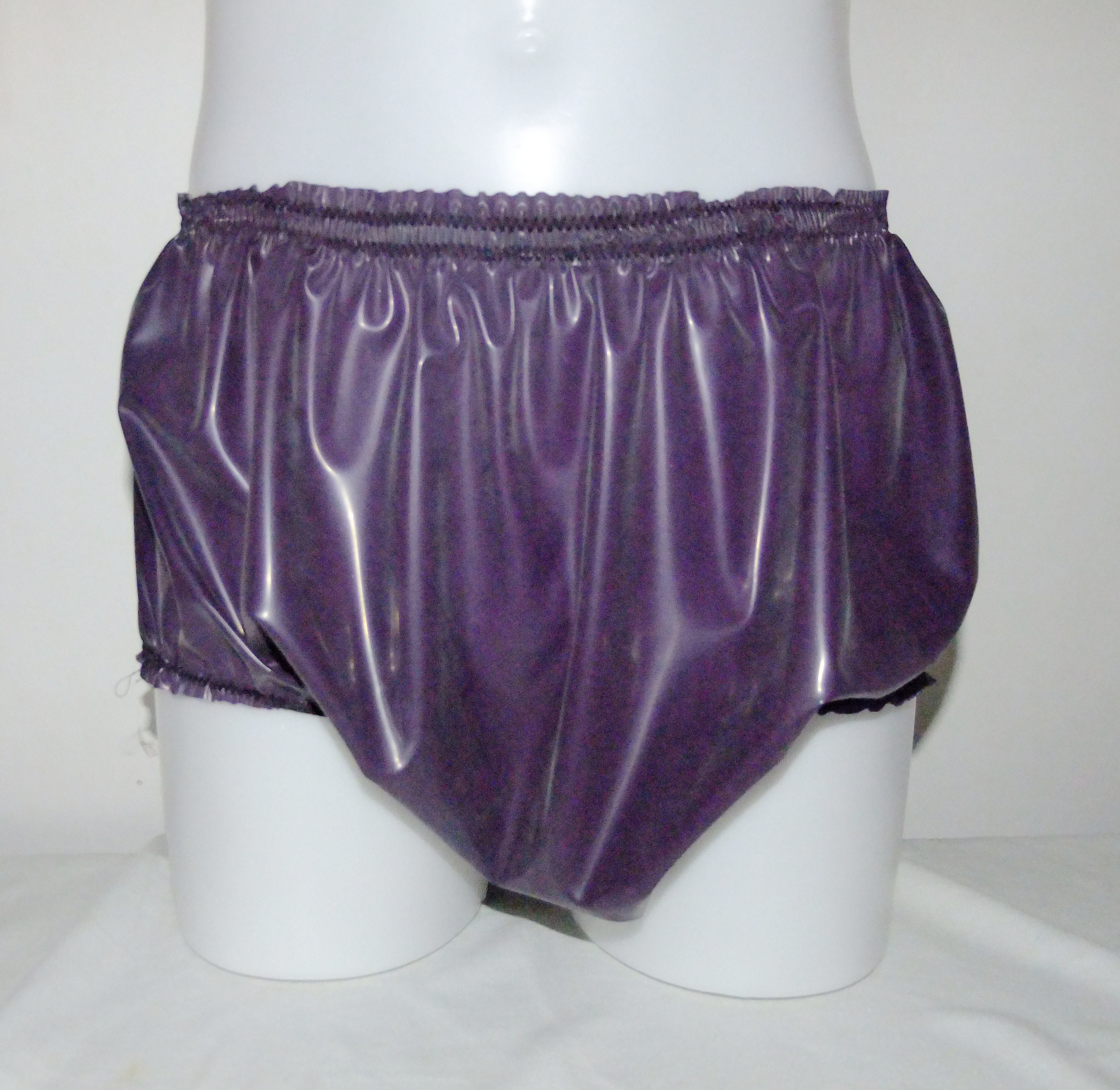 PVC Bloomers Sissy Pants Knickers SHINY BLACK Baggy Panties Plastic PVC Bloomers Sissy Pants Knickers SHINY BLACK Baggy Panties Plastic