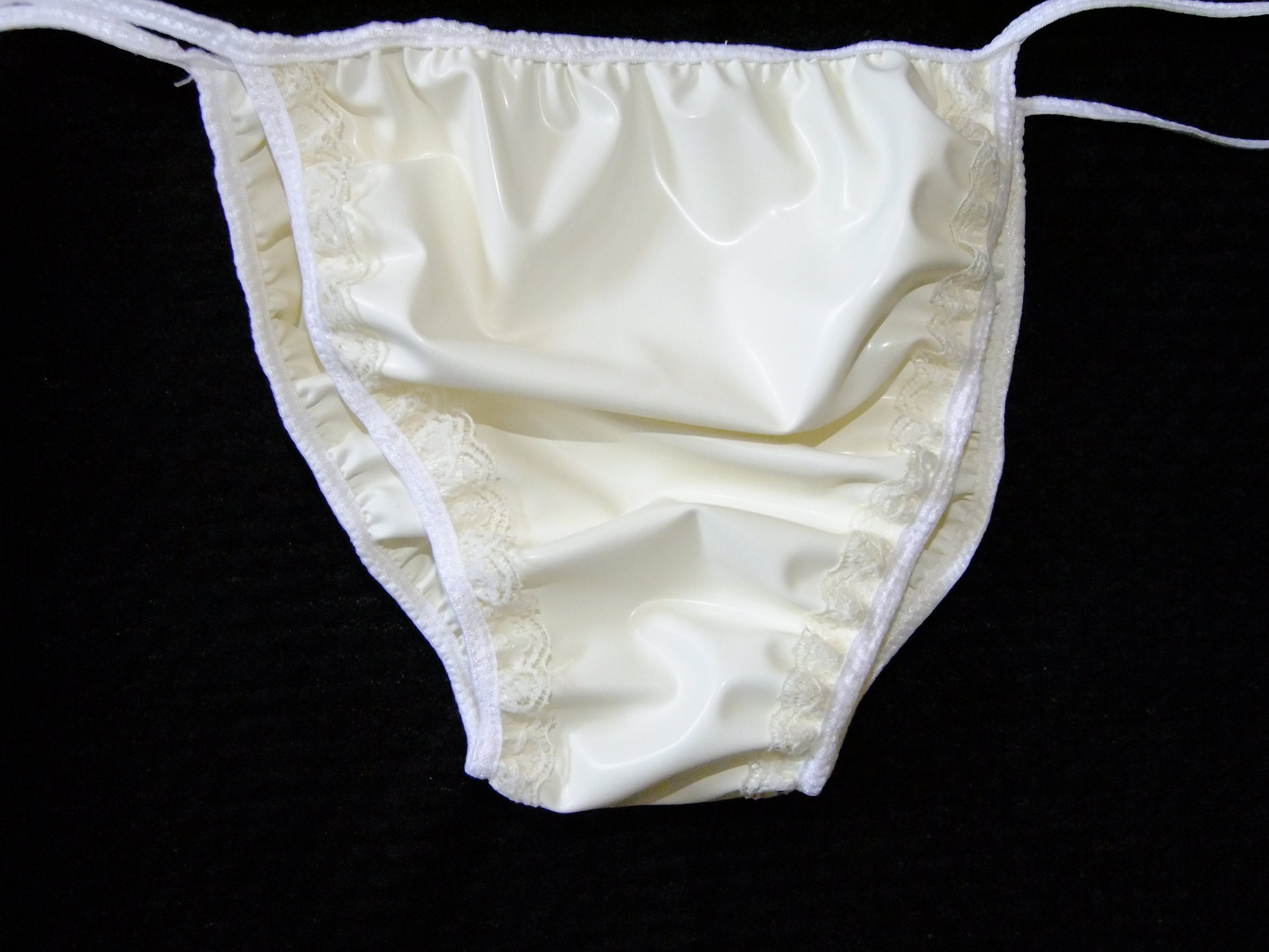 Wide Crotch Latex Briefs Baggy Rubber Panties Slip Thong Tanga Etsy UK