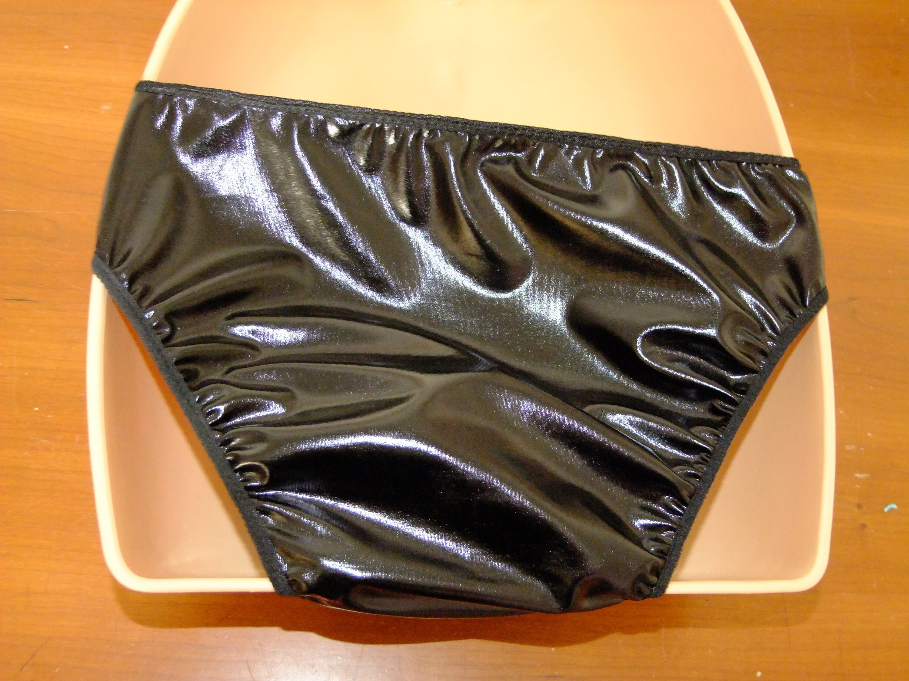 PVC Herren Slips glänzende Spandex posiert unter Hosen Etsy