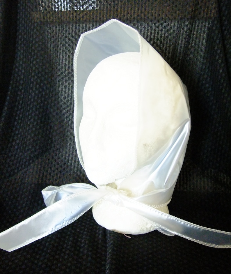 PVC Rain Hood - Plastic Rainwear Hat - Vinyl Roleplay Bonnet image 8