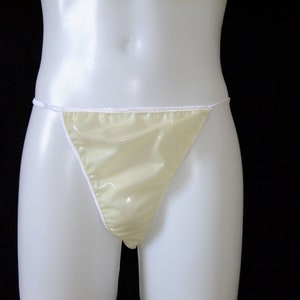 Bikini Style Latex Briefs – Rubber Roleplay Thong / Tanga Panties in One Size