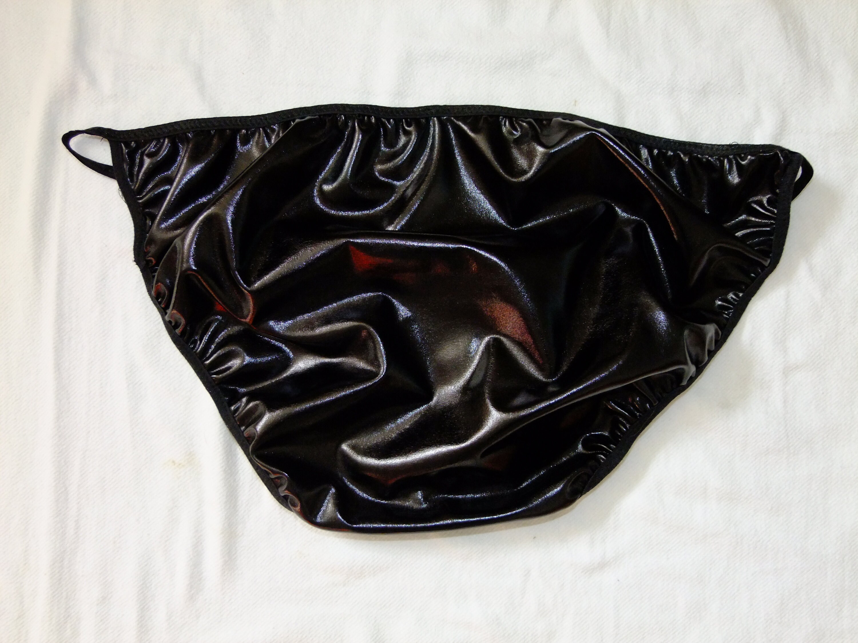 PVC Herren Slips glänzende Spandex posiert unter Hosen Etsy