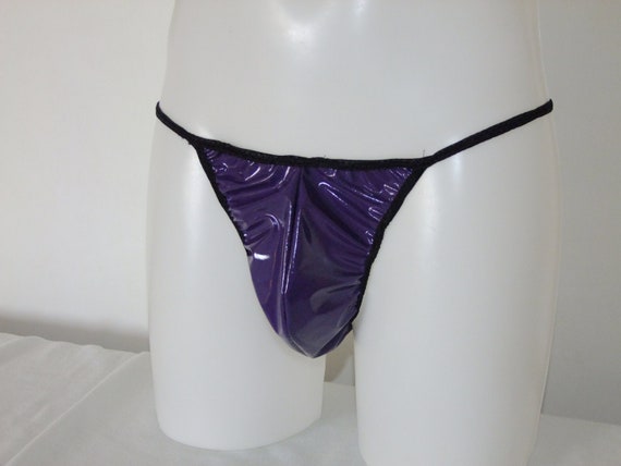 Mens Shiny Satin Glossy Wet Look Knickers Briefs Underwear Panties  Underpants UK
