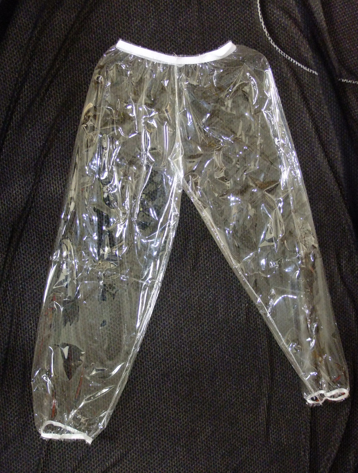 Glass Clear PVC Trousers jogging Bottoms Joggers Pants 3 - Etsy