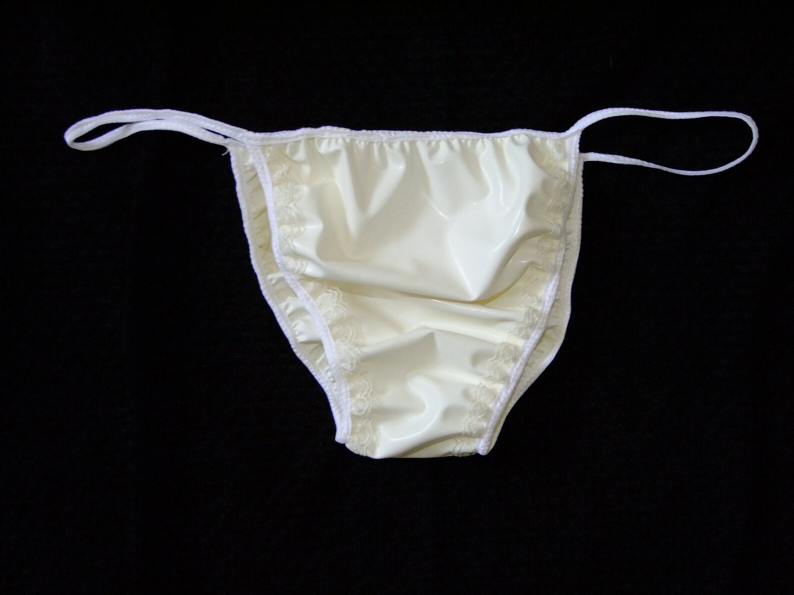 Wide Crotch Latex Briefs Baggy Rubber Panties Slip Thong Tanga Etsy UK