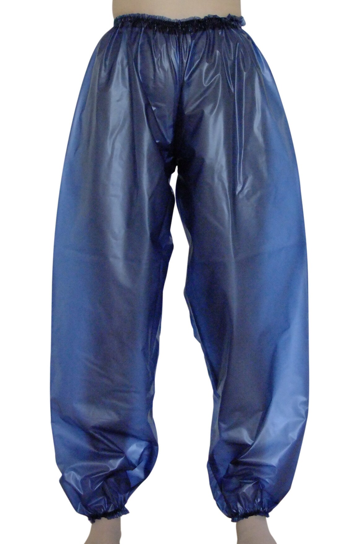 Semi Clear Dark Blue PVC Trousers Pants Bottoms Joggers | Etsy