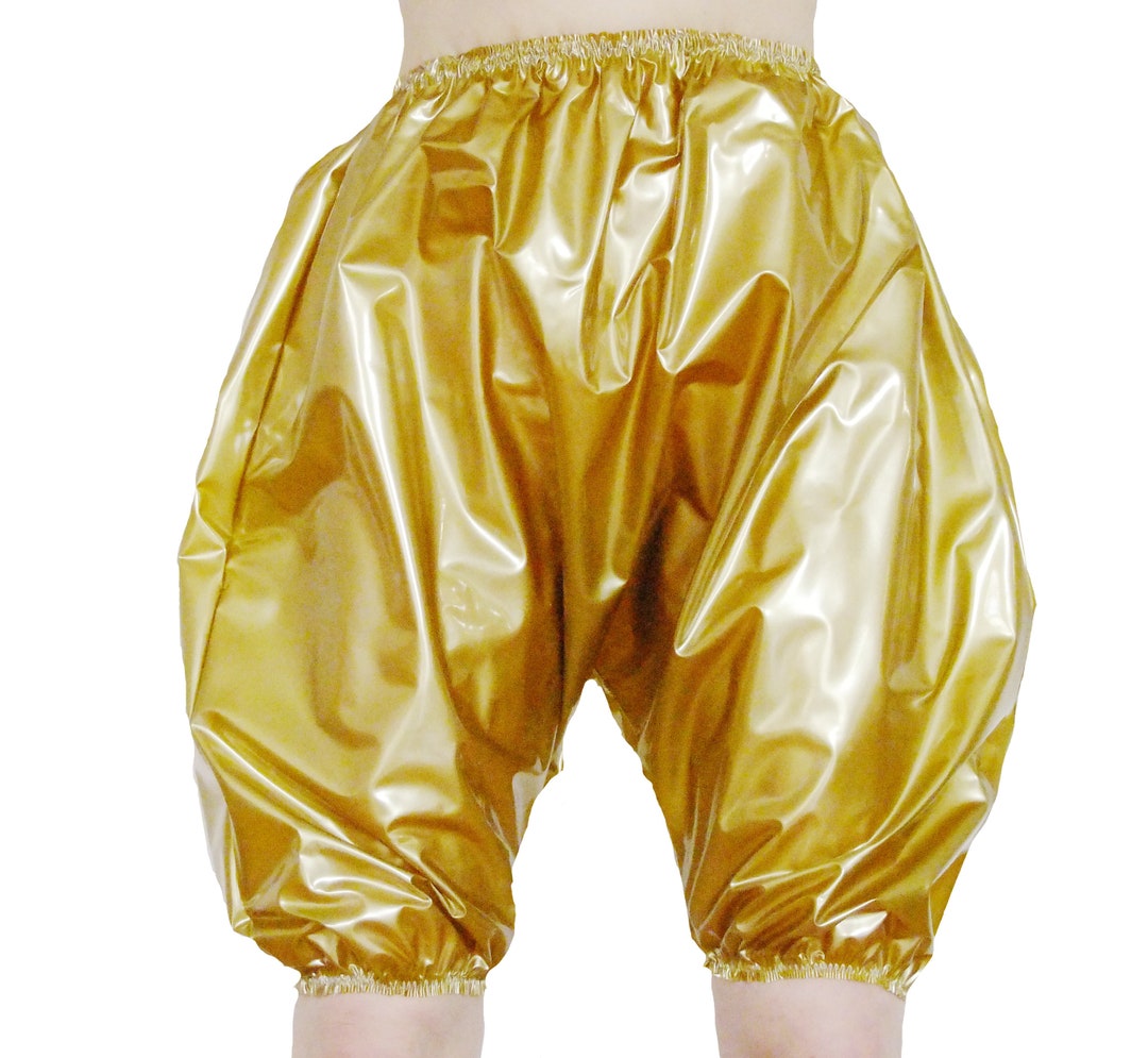 Shiny Gold PVC Bloomers pants Knickers. 2 Sizes. Pull on - Etsy