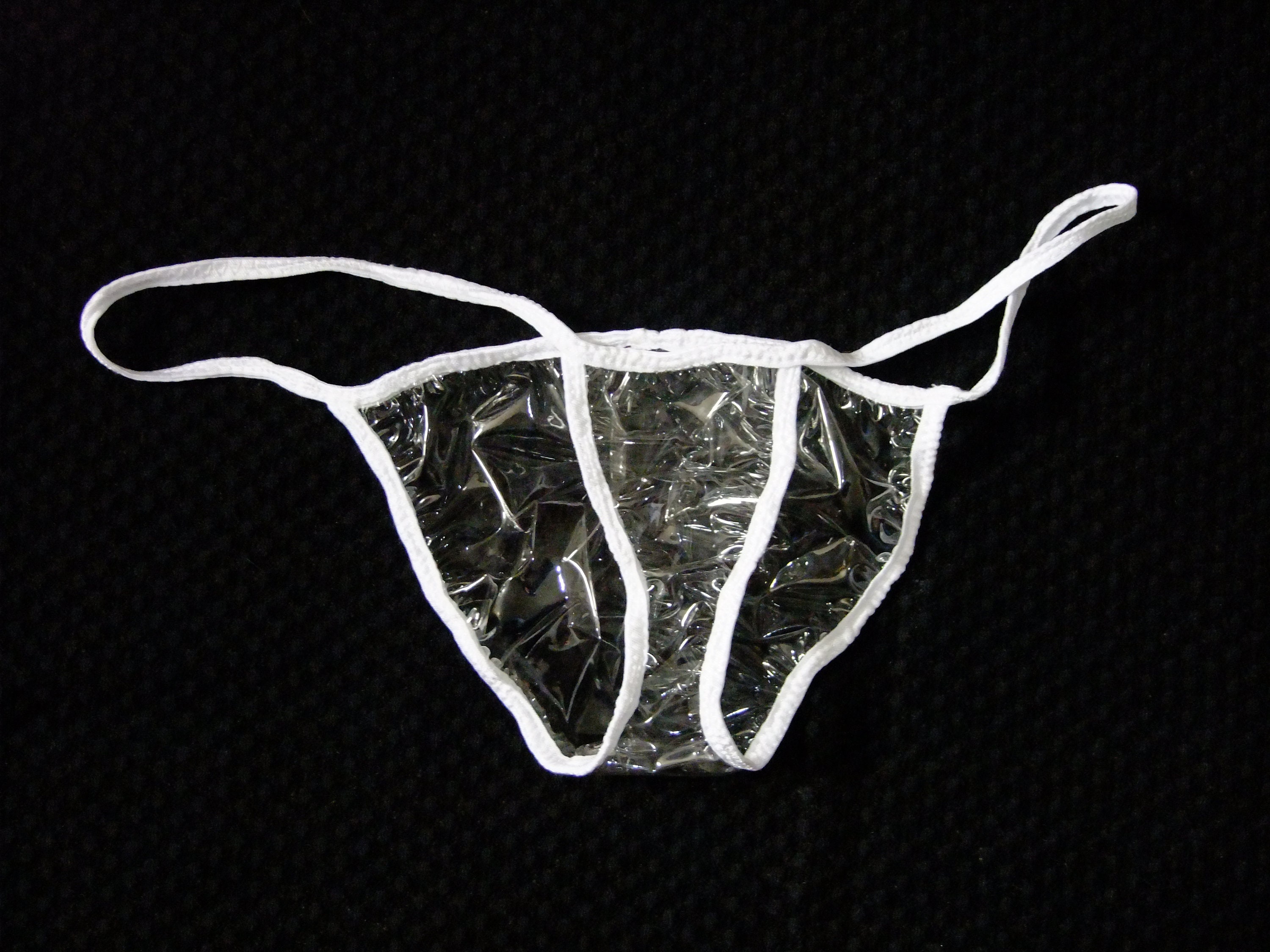 Clear PVC Panties See Through Vinyl Briefs Bikini Bottoms Etsy UK