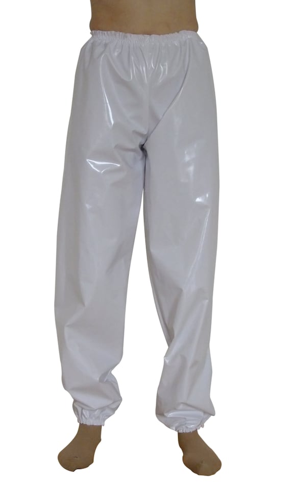 Pvc Trousers jogging Bottoms Joggers Pants 5 Colours. 3 Sizes