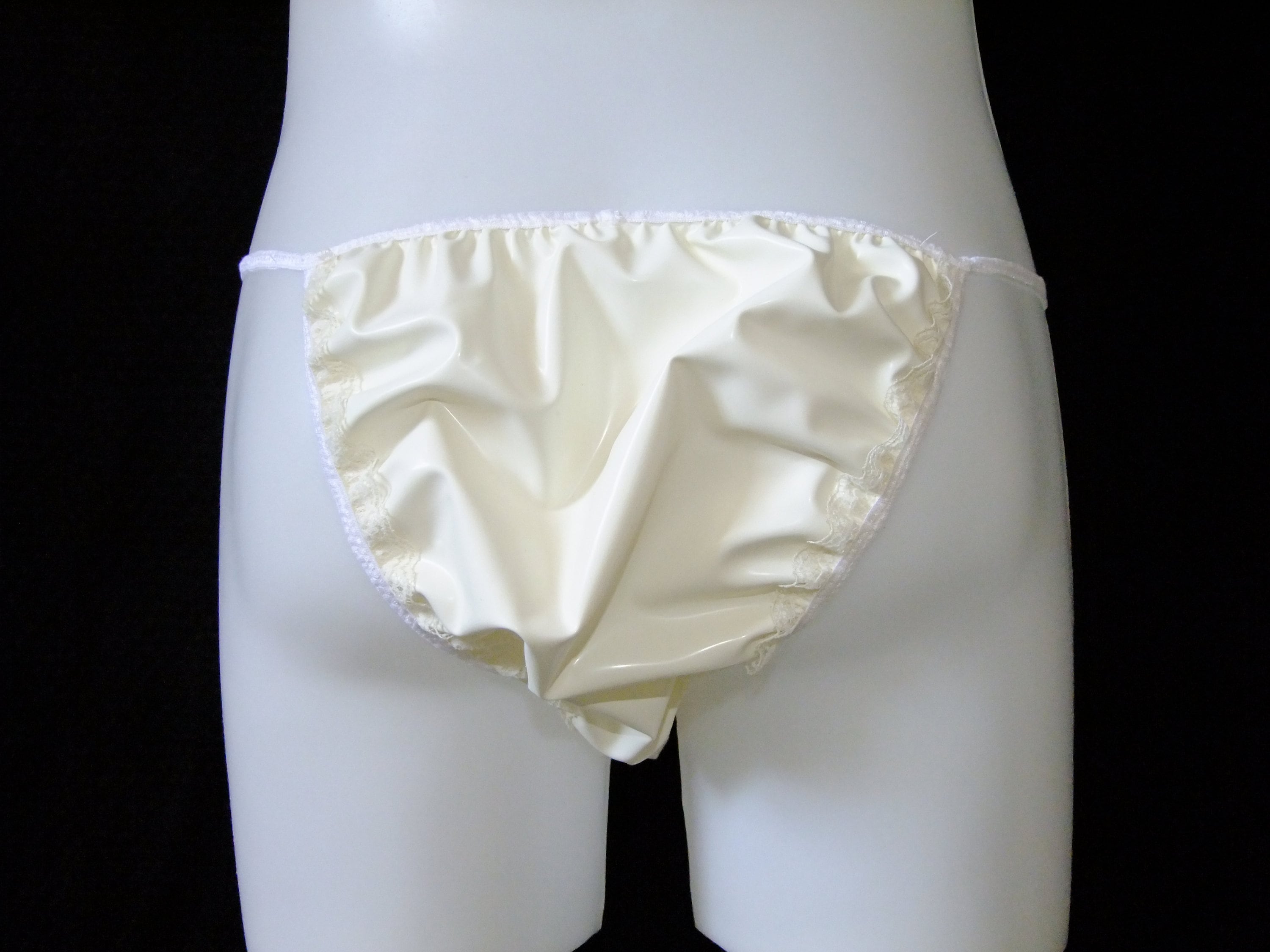 Wide Crotch Latex Briefs Baggy Rubber Panties Slip Thong Tanga Etsy UK