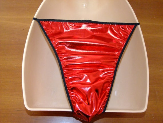 Shiny Red Men's Briefs, Shiny Red Spandex, Posing Under Pants, Mirror  Underwear, Pouch, Slips, String, Skimpy Male Fit Knickers. 1 Size, -   Canada
