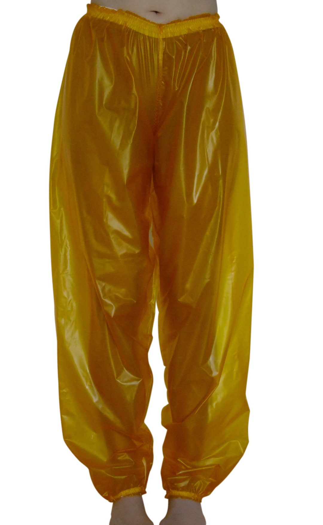 Semi Clear Orange PVC Trousers jogging Bottoms Joggers - Etsy
