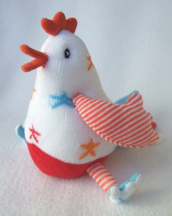 Items similar to Superstar Sock Bird on Etsy
