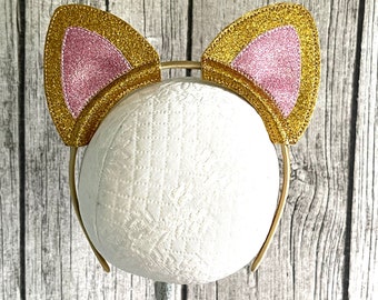 Gold Cat Ears, Sox Cat Ears, Kitty Cat Ears