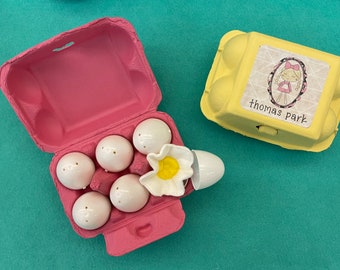 Pretend Play Egg Carton With Eggs, cracking Egg play