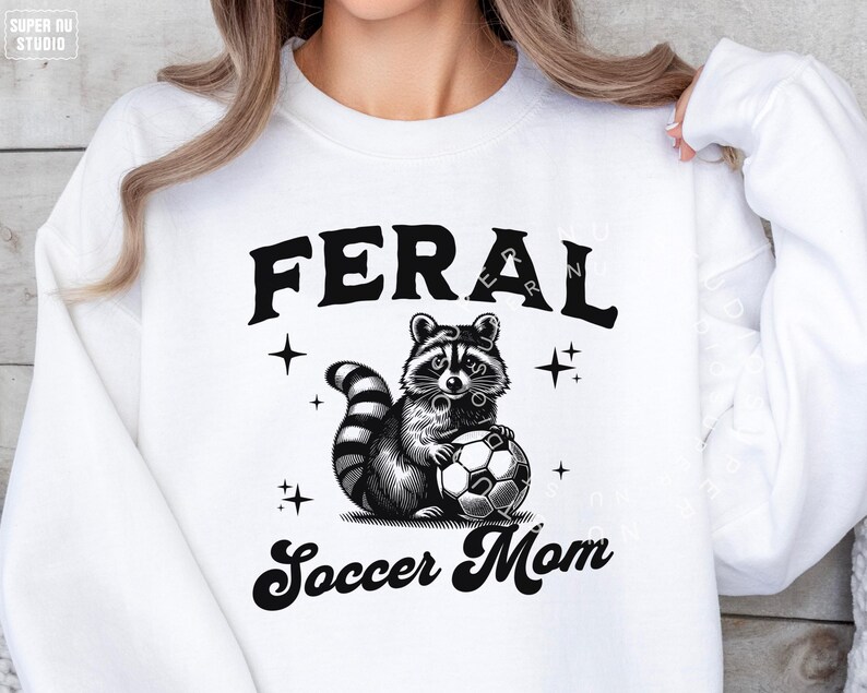 Feral Raccoon Soccer Edition ⚽️-T SHIRT - (GILDAN/JERZEES) main image 1