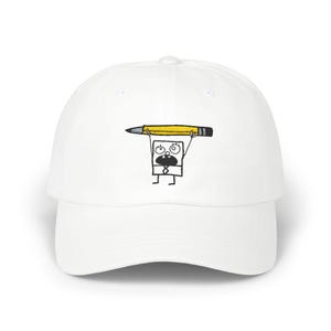 Embroidered Dad Cap, SpongeBob Baseball Hat, Doodle Bob Design, Gift for Cartoon Fans, Retro Cap, Adjustable Hat, Dad Gift, Accessories