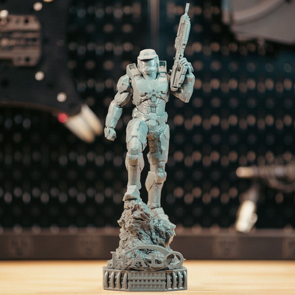 3D Resin print - Halo Master Chief Spartan 117 figurine