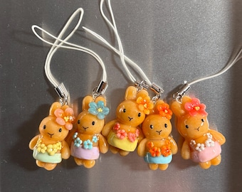 blind box hawaii bunny charm