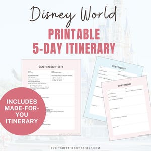 WDW Itinerary + Printable Planning Sheets