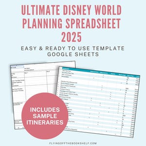 WDW 2025 Planning Spreadsheet