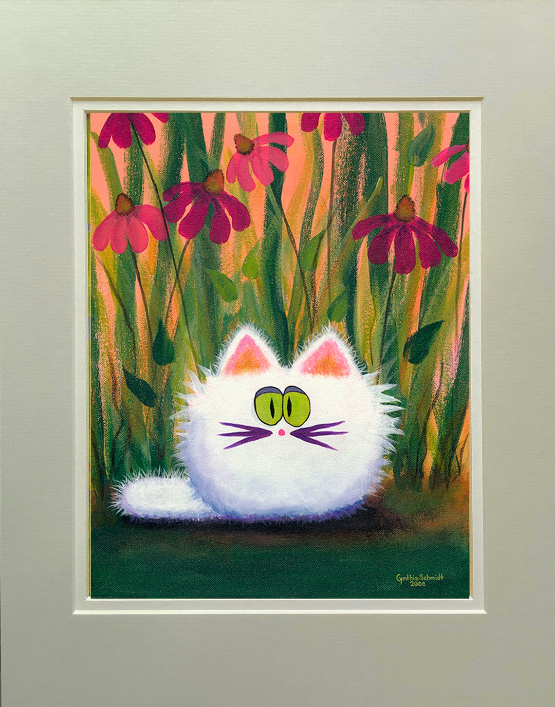Cats, Cranky Cats, Cindy Schmidt, Cute Cat, Funny Cat, White Cat